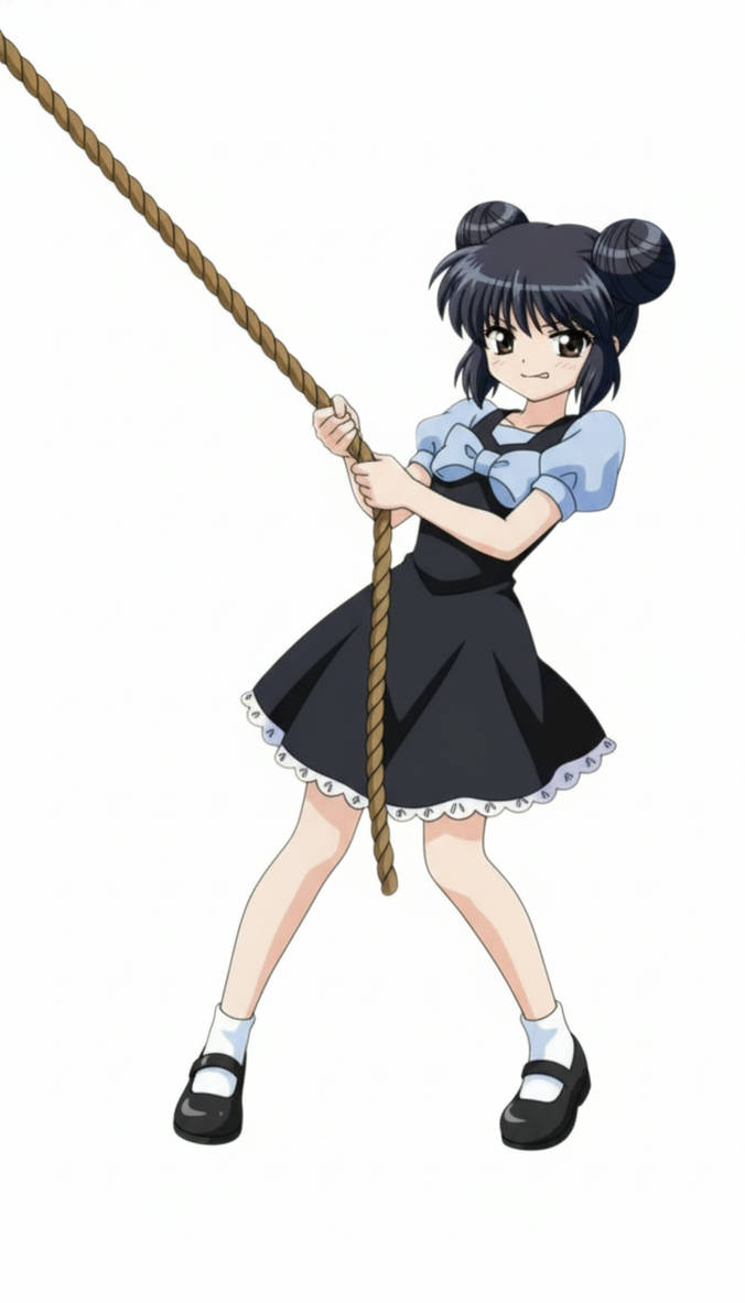 Anime rope pull tug of war 02 by a684 on DeviantArt