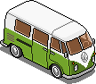 Pixelated 1965 VW Bus by Bid-the-Bear