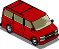 Pixelated 1995 Chevy Astro