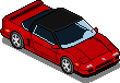 Pixelated 1991 Honda NSX