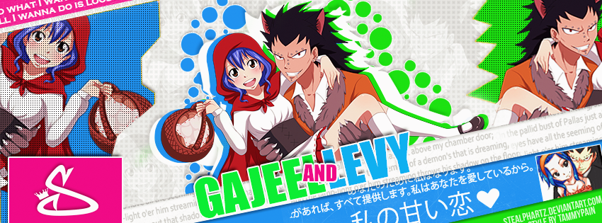 Capa #4 - Gajeel and Levy (Fairy Tail)