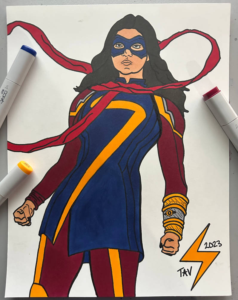 Ms Marvel - Kamala Khan by Errant-Echo on DeviantArt