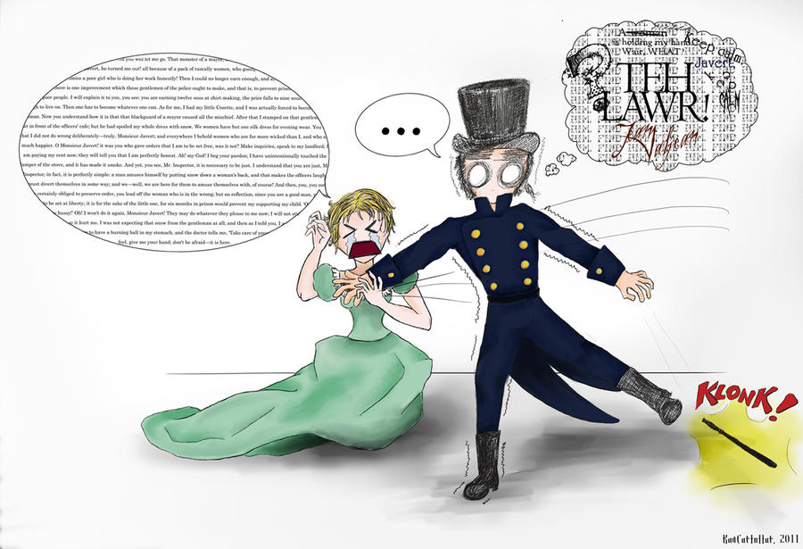 Fantine's Arrest. Um... blush by BadCatInHat on DeviantArt