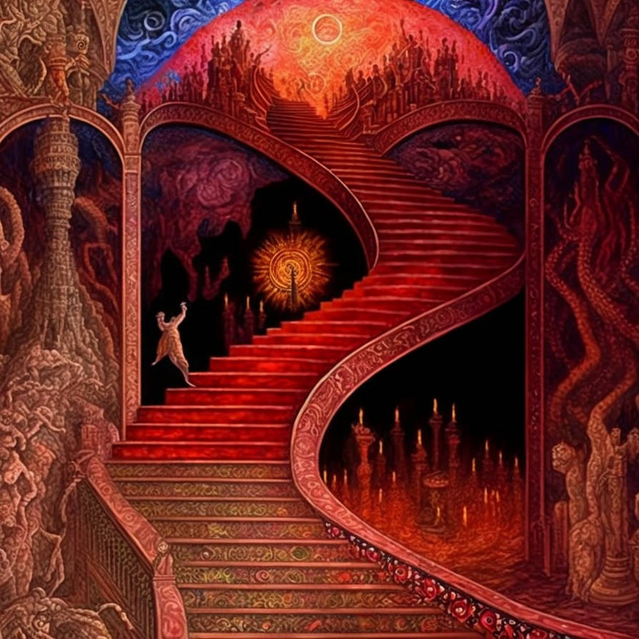Hell Path Drawing Stairway to a Higher Ring of Hell by TheMarinersCutlasss on DeviantArt