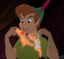 Peter Wendy Tinkerbell-Hey you two stop fighting