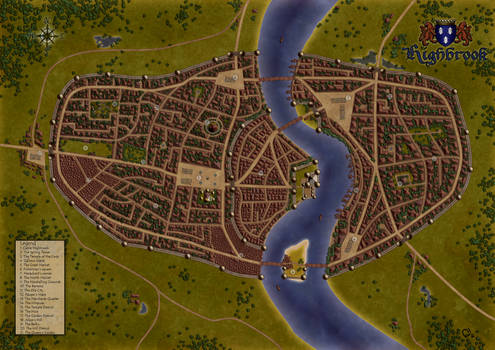 Highbrook - Fantasy Map