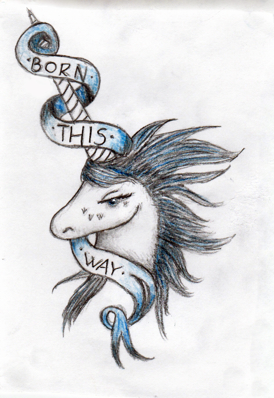 Born This Way Unicorn Tattoo Meaning