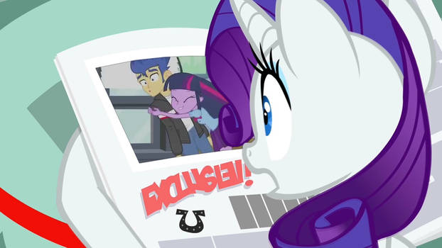 Rarity reacts to Twilight and Brad being together