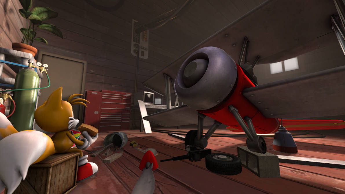 Tails's Workshop by CalebBaconator on DeviantArt