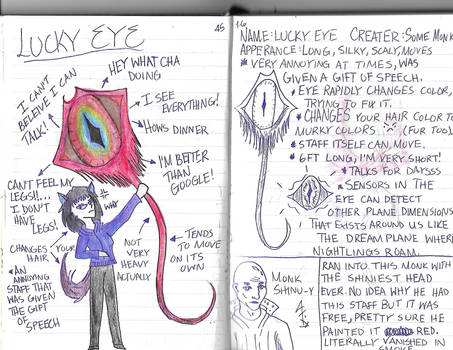 Journal Entry 18- Lucky Eye
