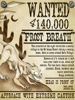 WANTED Frostbreath