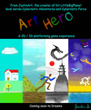 Art Hero Poster (Dreams PS4 Project)