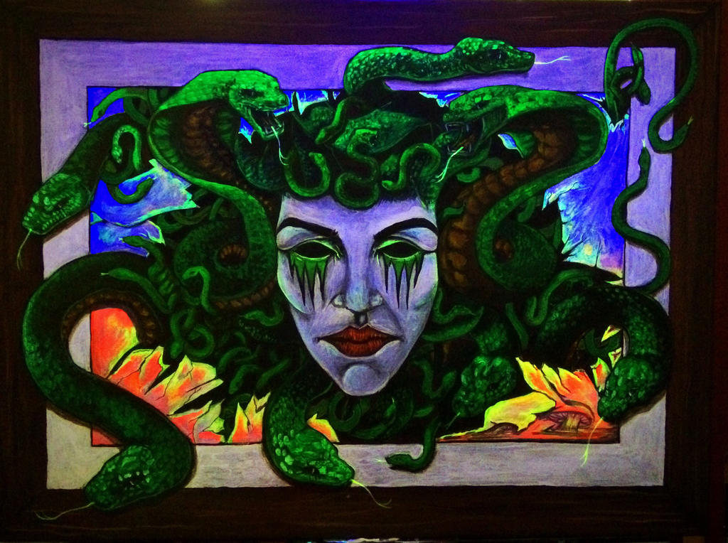Medusa Ricky Medusa black light by Ricky-Sketch on DeviantArt