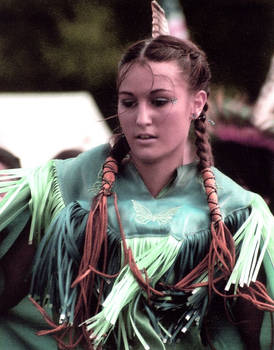 Female Native American Dancer