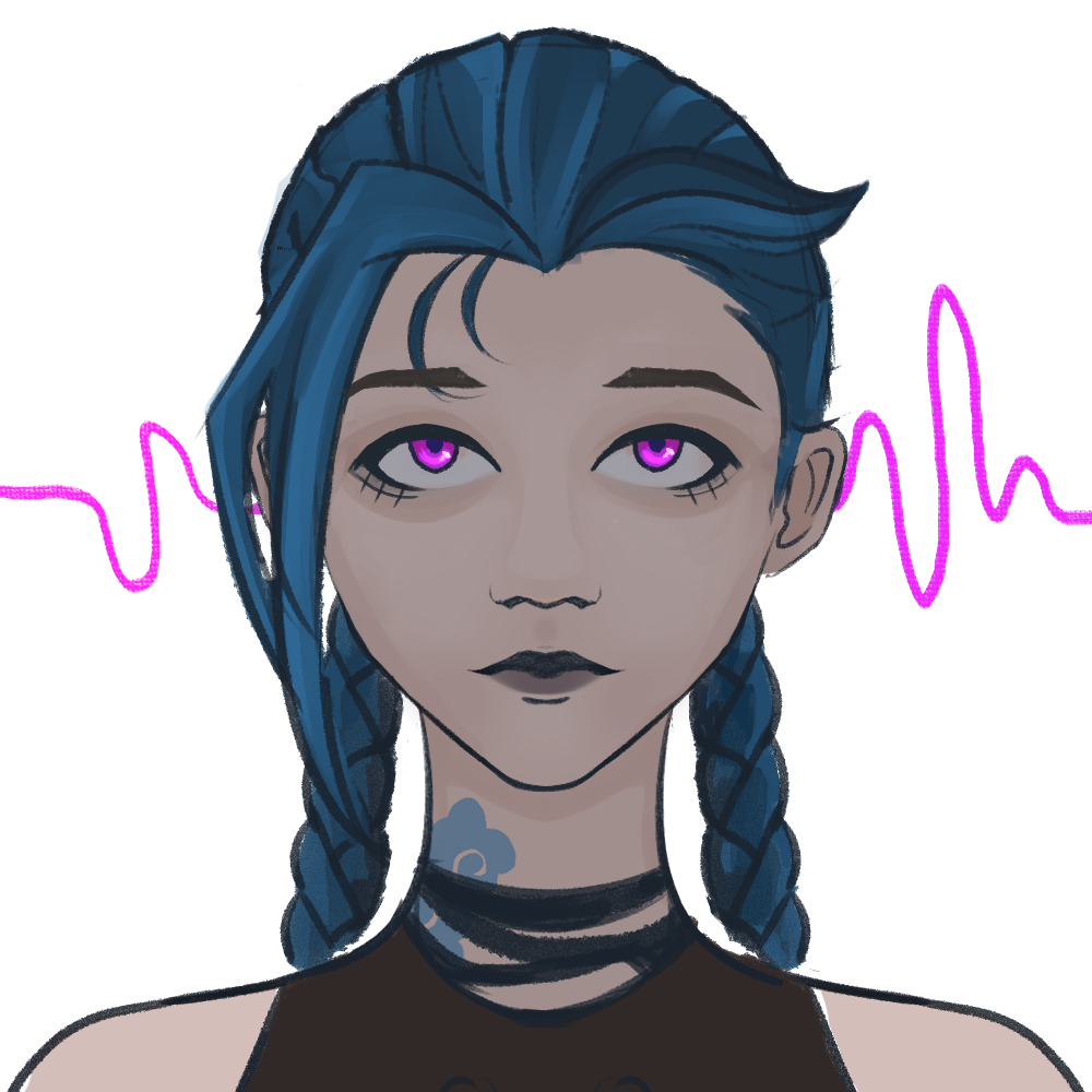 Jinx pfp by Myxleeart on DeviantArt