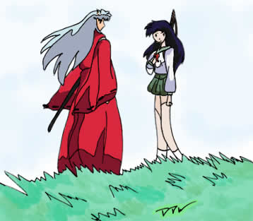 Kagome and Inuyasha By: DDW by YoukiClub