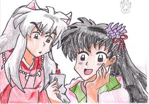 InuYasha and Kagome by YoukiClub