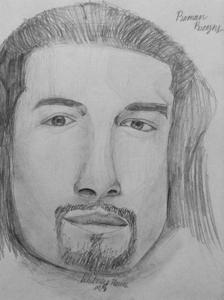 Roman Reigns Drawing 6 by WhitneyHarris on DeviantArt