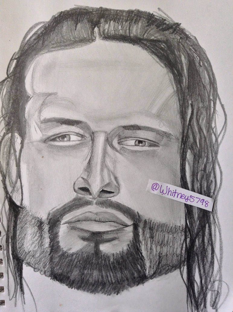Roman Reigns Drawing 7 by WhitneyHarris on DeviantArt