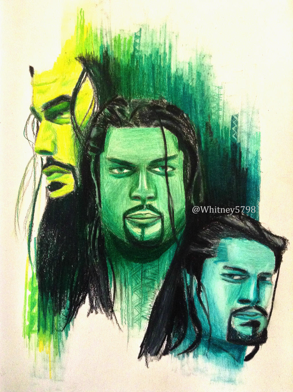 Roman Reigns Drawing 14 by WhitneyHarris on DeviantArt