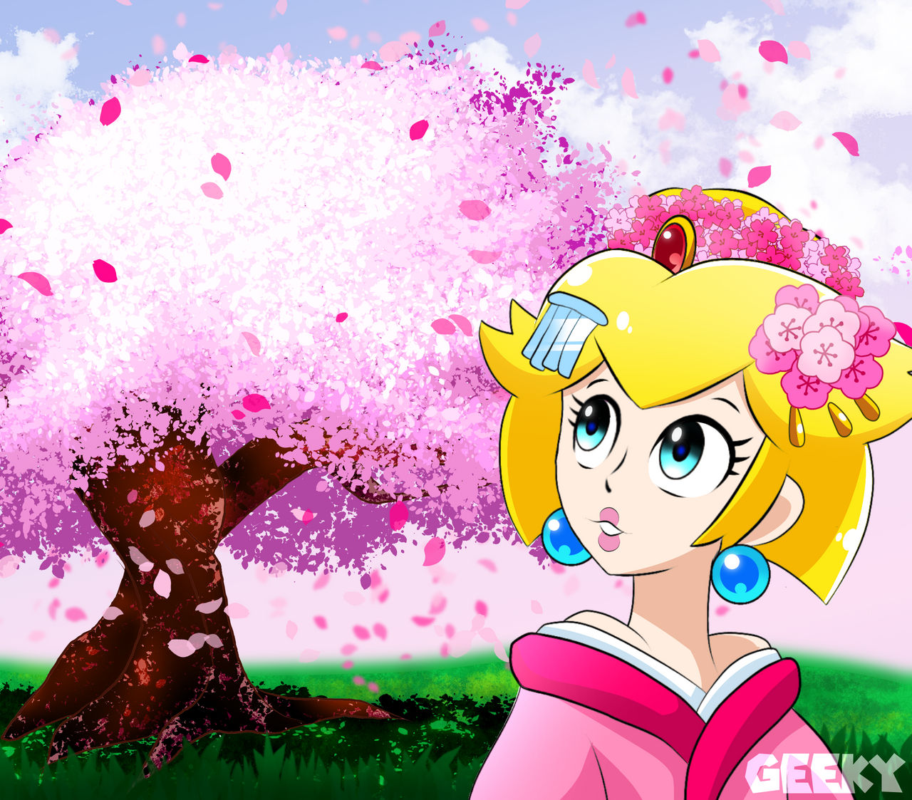 Sakura Peach by GeekytheMariotaku77 on DeviantArt