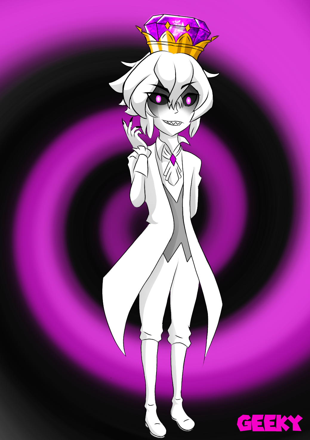 Human King Boo by GeekytheMariotaku77 on DeviantArt