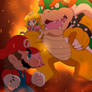 Mario vs Bowser