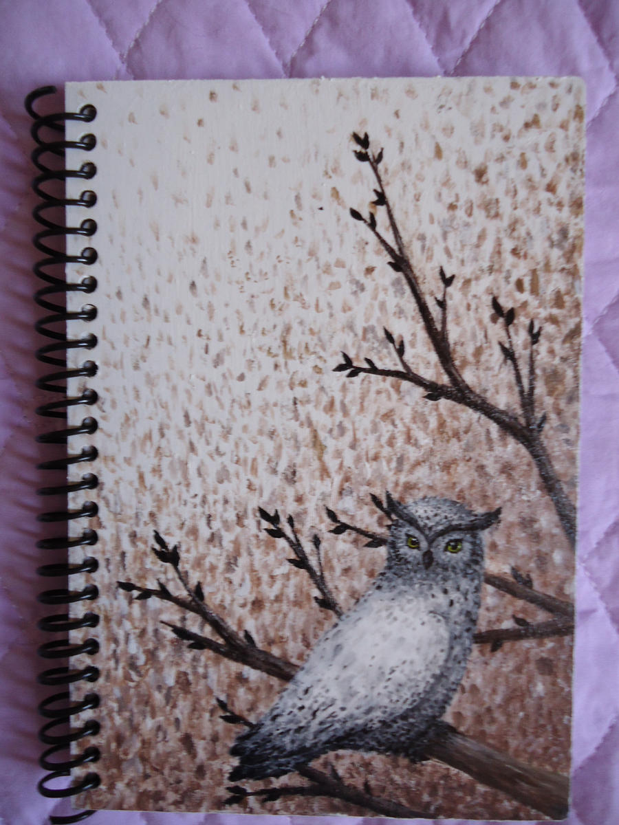 Painted notebook