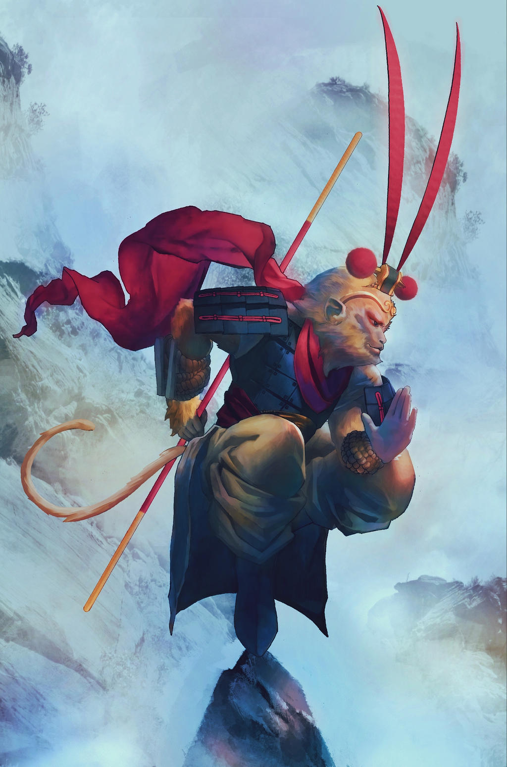 Sun Wukong The Monkey King By Ickpot On Deviantart Sun Wukong The Monkey King By Ickpot On Deviantart