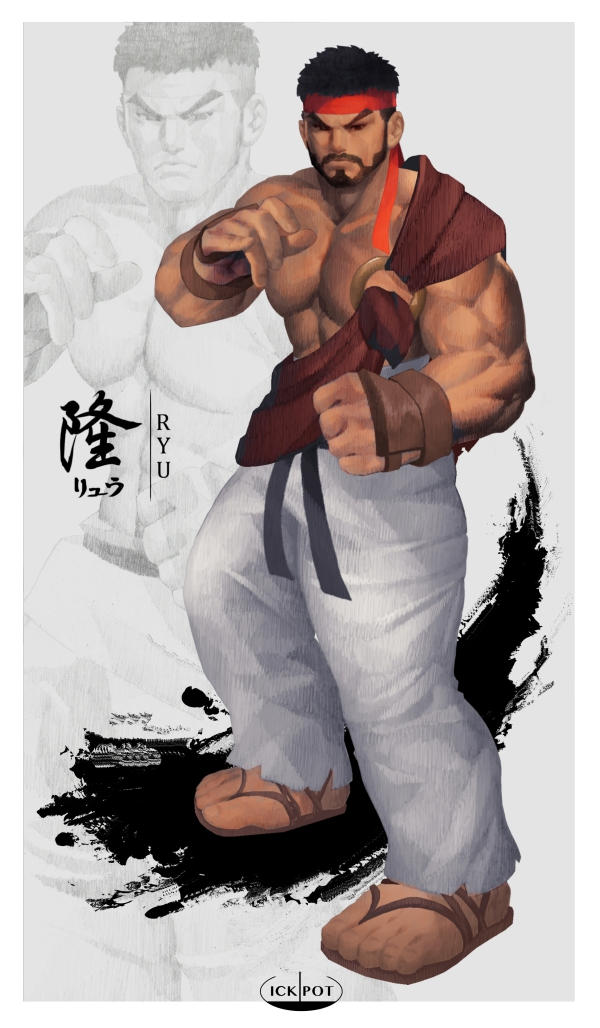 RYU Street Fighter 6 reimagined in 2D by WELL-ArtLOL on DeviantArt