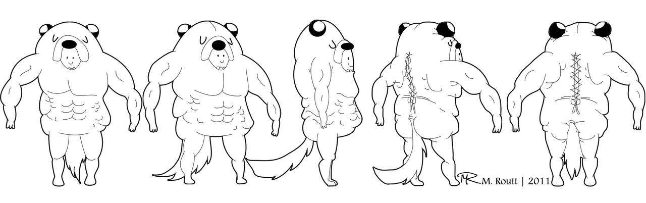 Finn in a Jake Suit Turnaround