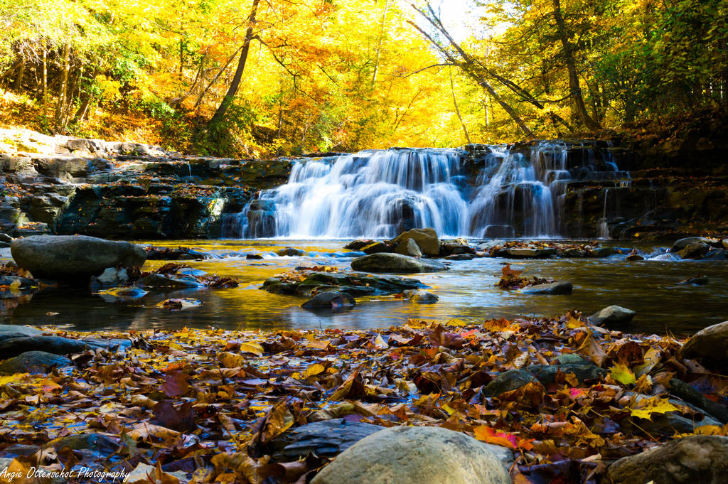 Autumn Waterfall II