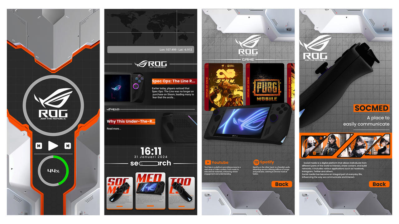 Rog Reed Theme ROG Ally - KLWP Theme by Nizerchron on DeviantArt