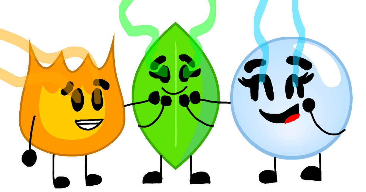The BFDI Trio by SonicPark1999 on DeviantArt