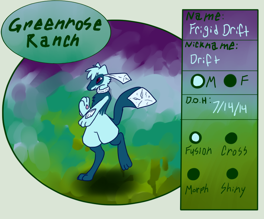 Drift The Ice Fusion Riolu by Opalwhisker on DeviantArt