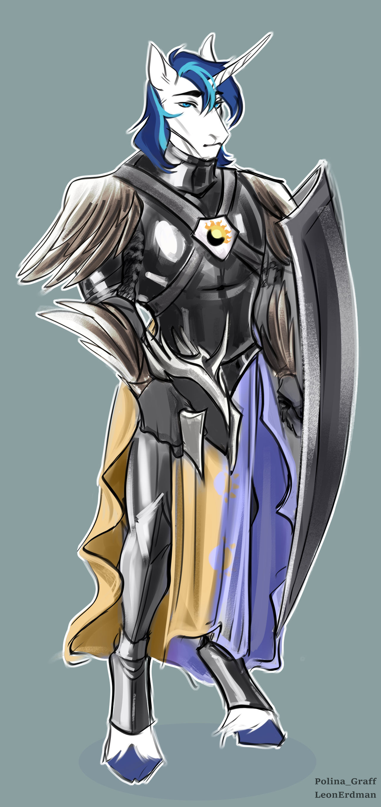 Deviantart Armor Shining Armor by LeonErdman on DeviantArt