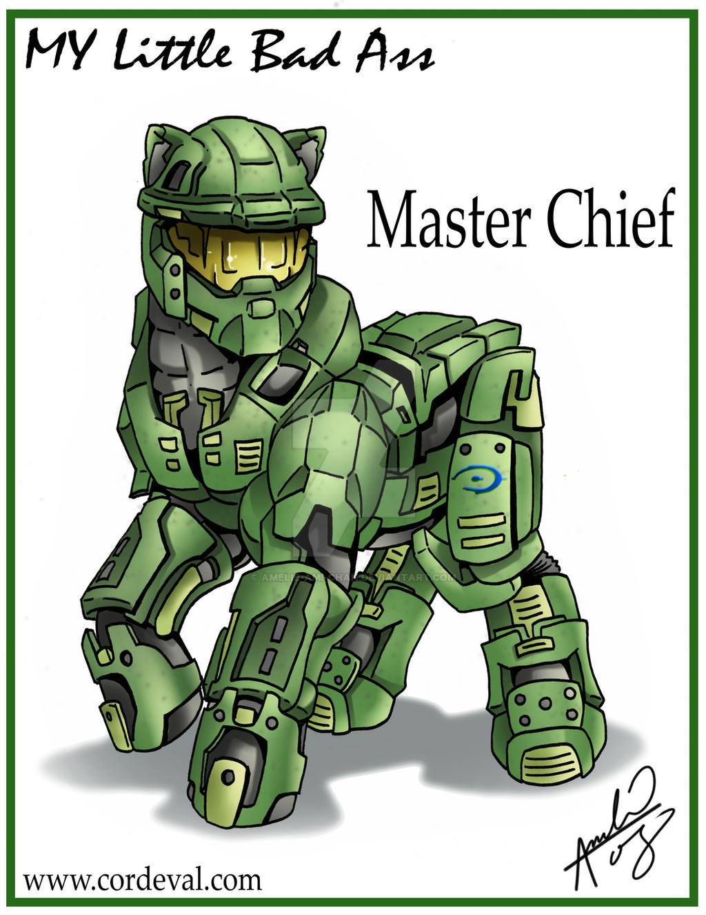 My Little Bad Ass Master Chief by Amelie-ami-chan on DeviantArt