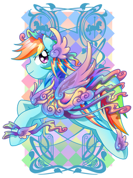 Rainbow Dash Carousel Cutie