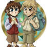 Anime Hobbits Frodo and Sam