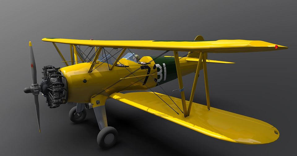 Boeing Stearman model 75, 731 by TVBigAdventure on DeviantArt
