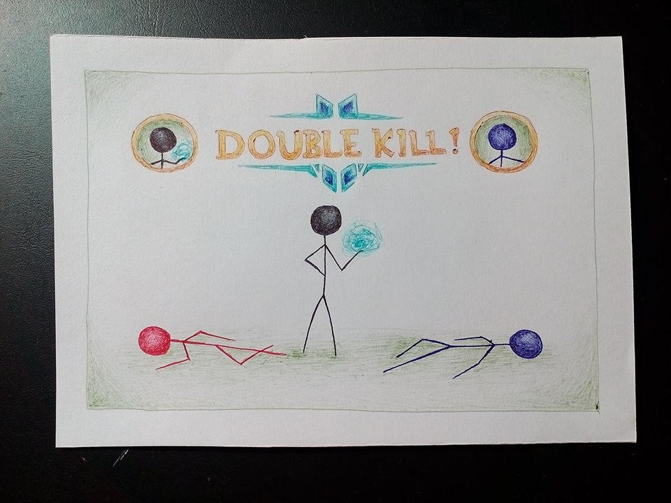 Double Kill Sticker Double kill by Langustka on DeviantArt