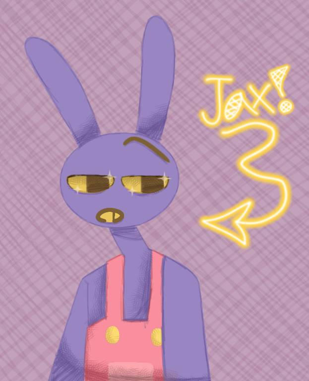Jax Tdac Rabbit i drew jax from tdac by Cosmix6464 on DeviantArt