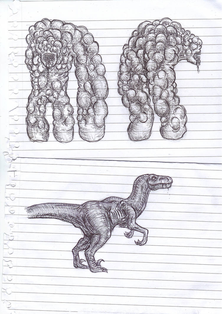 Zombie Raptor Deviantart zombie mutant and raptor by SimonGreen on DeviantArt