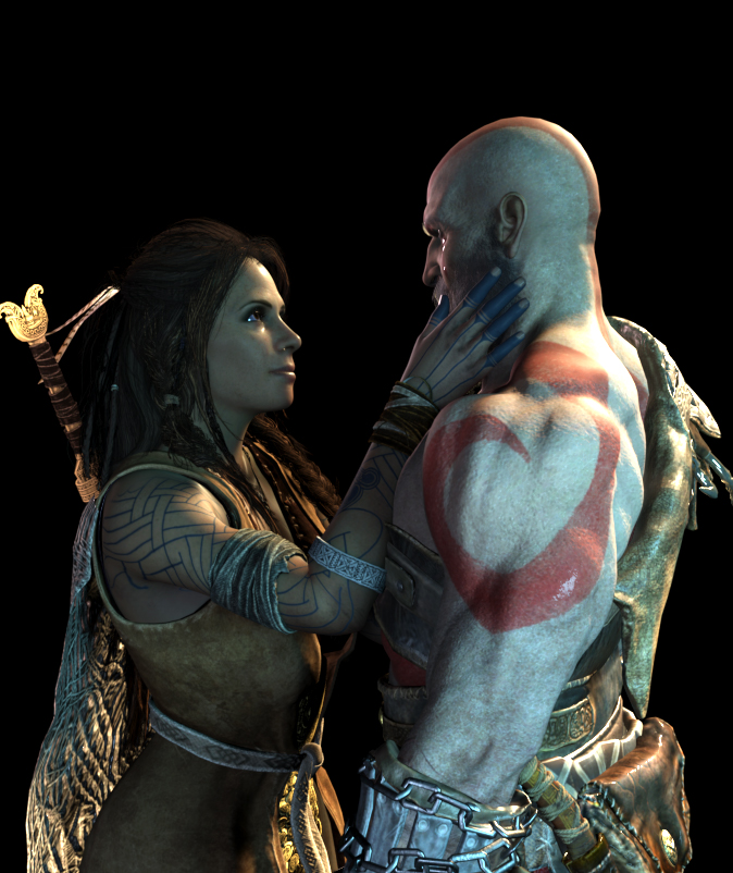 Kratos y Tyr by wingzerox86 on DeviantArt