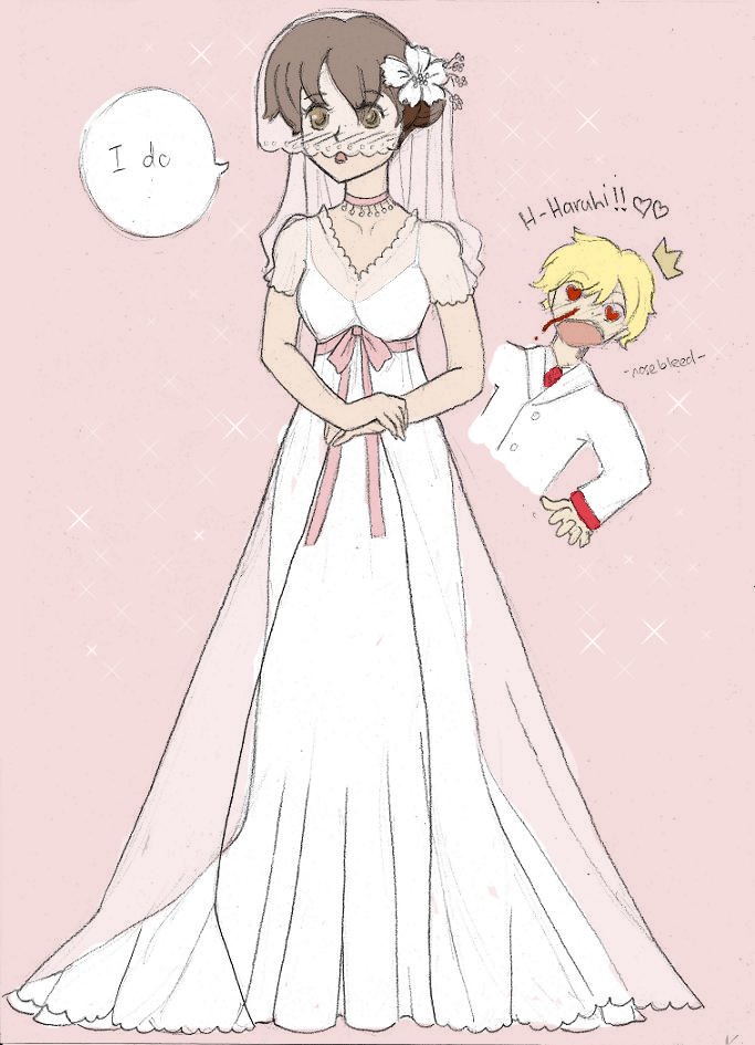 Haruhi's wedding dress