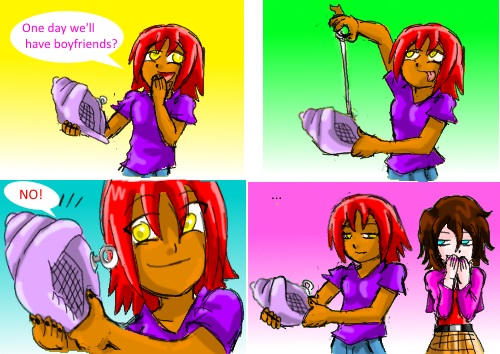 Amy In Magic Conch Shell Moment by amyroseater on DeviantArt