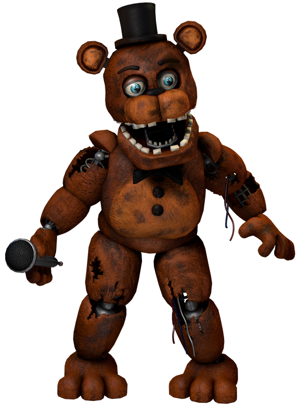 Withered Freddy FNaF VR HW - Download Free 3D model by Captian