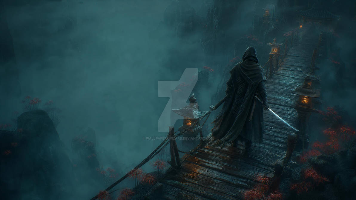 Teal Cloaked Travelers Crossing Wallpaper By Wallpaperswizard On DeviantArt teal-cloaked-travelers-crossing-wallpaper-by-wallpaperswizard-on-deviantart
