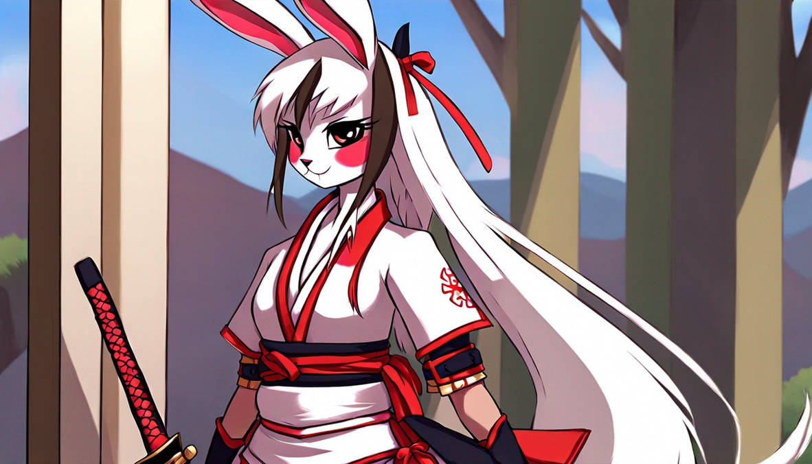 Samurai bunny girl by 456catiscool on DeviantArt