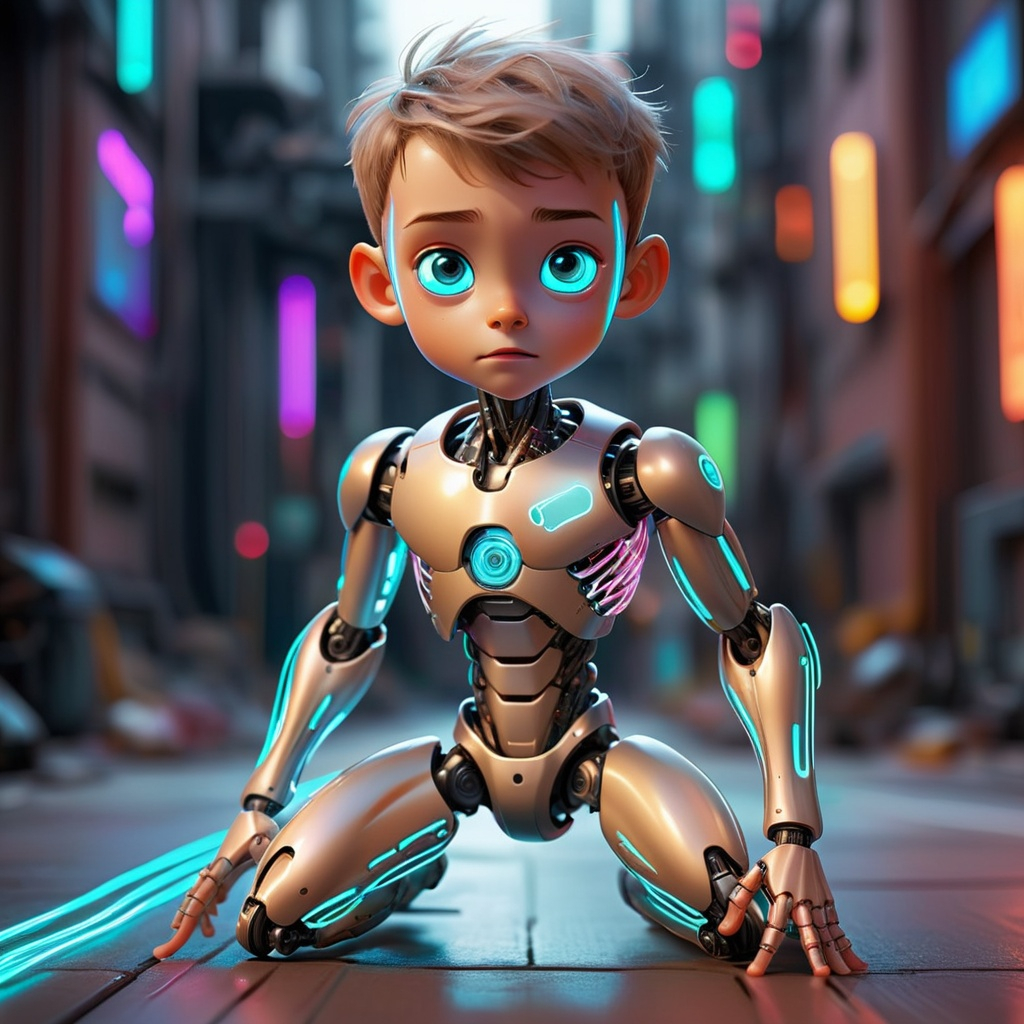 Android Boy 001 by NeonNightmaster on DeviantArt
